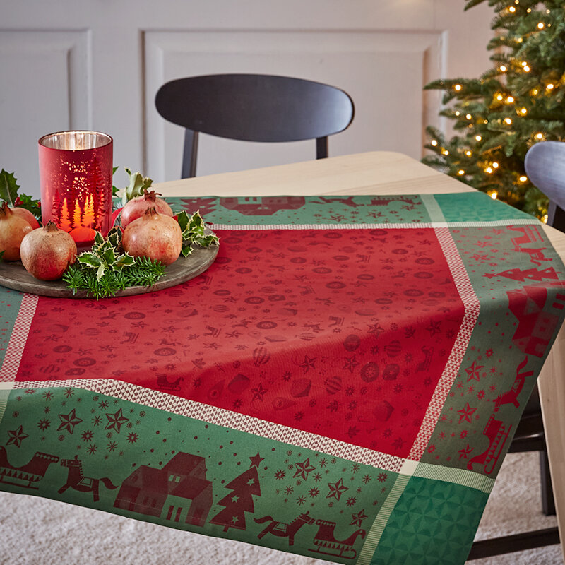 Table de Nol festive et lgante