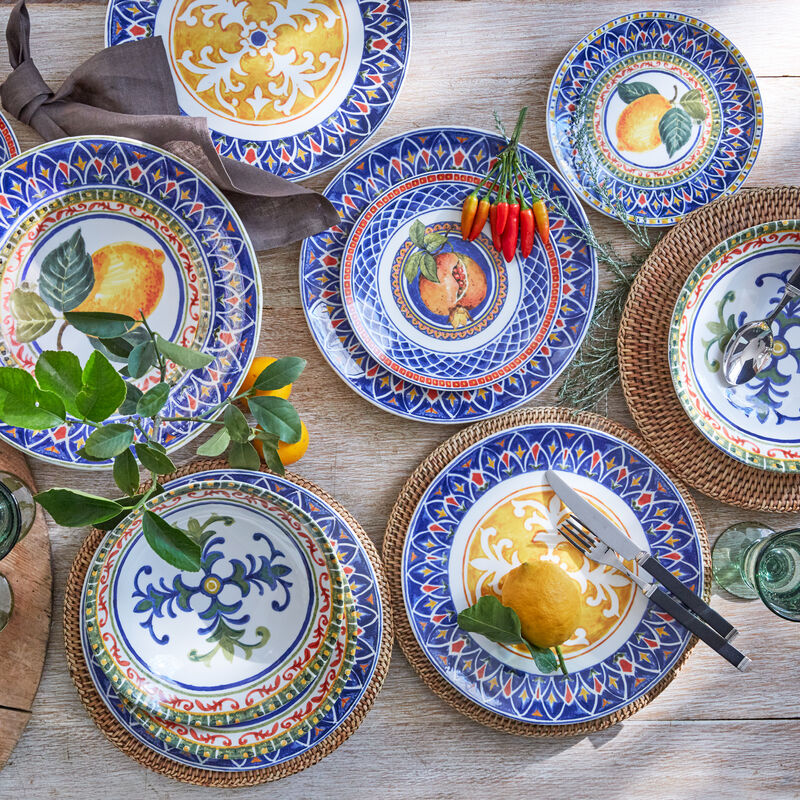 Assiette creuse bleue - Deep Mustique - Kare Design
