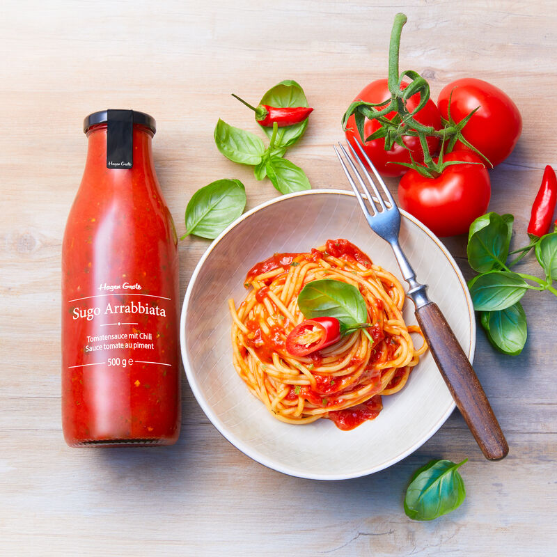 Arrabbiata : sauce tomate italienne San Marzano trs aromatique