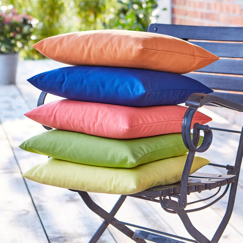 Housse de coussin : linge de table de jardin et de terrasse rsistant aux intempries et aux taches