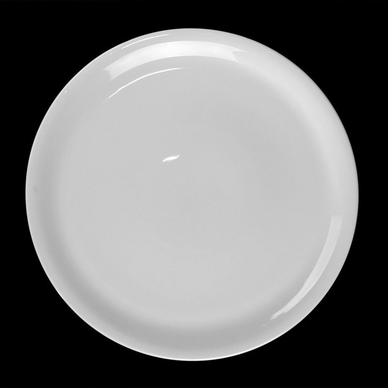 Plat blanc en porcelaine pour tarte tatin adapt induction (Rf. 025B01) 