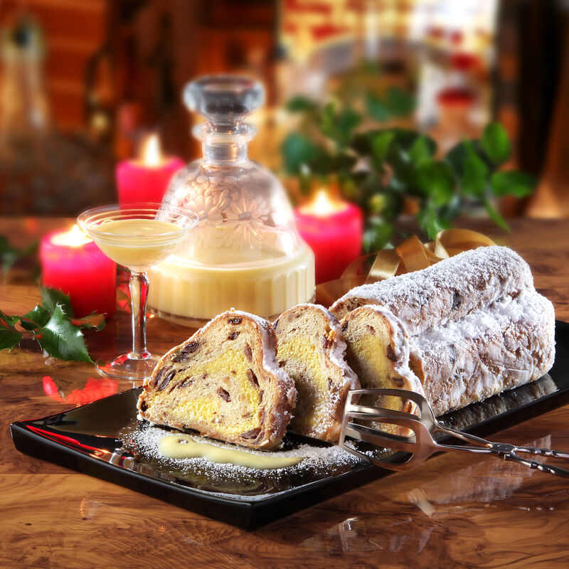 Spécialité innovante : le plus fin Stollen de Noël au fourrage pâte  d'amandes-liqueur aux oeufs - Hagen Grote GmbH