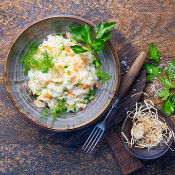 Image du produit pour 'Risotto aux lgumes et  la truffe'