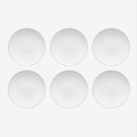 Image du produit pour 'Assiettes plates - chic et sobre, la vaisselle blanche en grs fin'