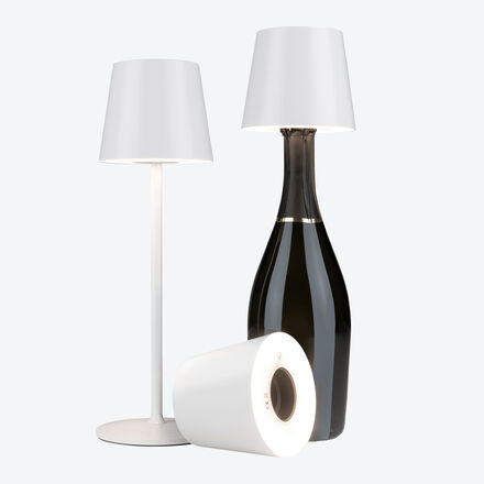 Image du produit pour 'Au choix : lampe de table LED ou lampe-bouteille, rechargeable'