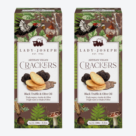 Image du produit pour 'Crackers artisanaux  la truffe - Irrsistibles biscuits sals'