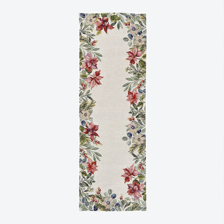 Image du produit pour 'lgant chemin de table Gobelin au motif floral de Nol'