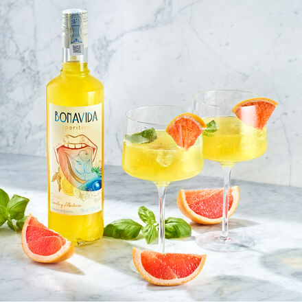 Image du produit pour 'Nouvelle boisson culte d'Espagne : Bonavida pamplemousse- apritif, base de cocktail ou de long drink'