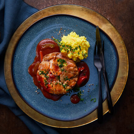 Image du produit pour 'Ossobuco e risotto alla milanese'