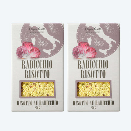 Image du produit pour 'Risotto fin avec du riz Carnaroli de qualit suprieure et du radicchio'